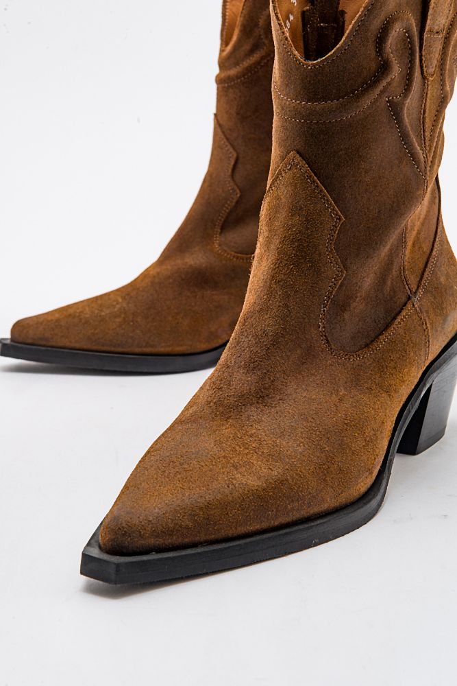 kadin-deri-western-topuklu-bot-KAHVE SUET-PNC1084-0102755_0